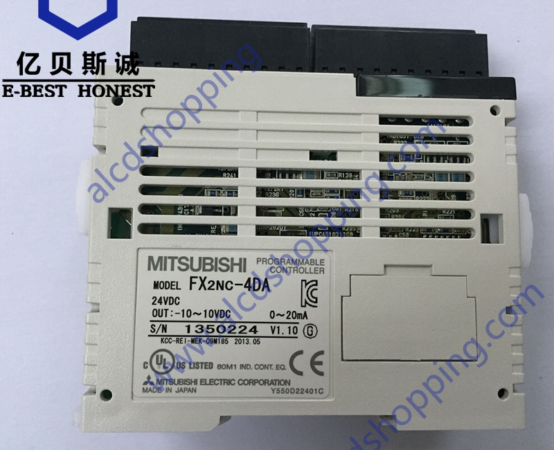 FX2N-4DA Output Module 4-20MA 24VDC 12BIT 4POINT FX2N4DA PLC ...